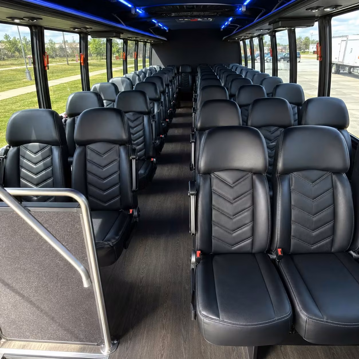 25 passenger minibus inside
