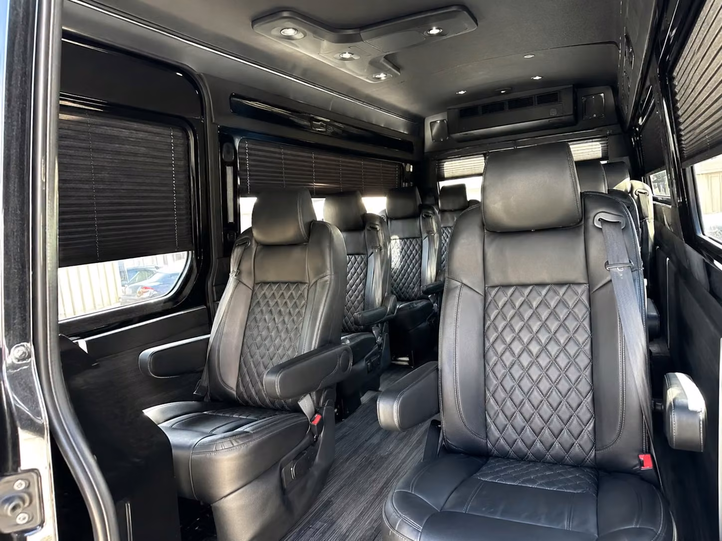 sprinter van with driver interior