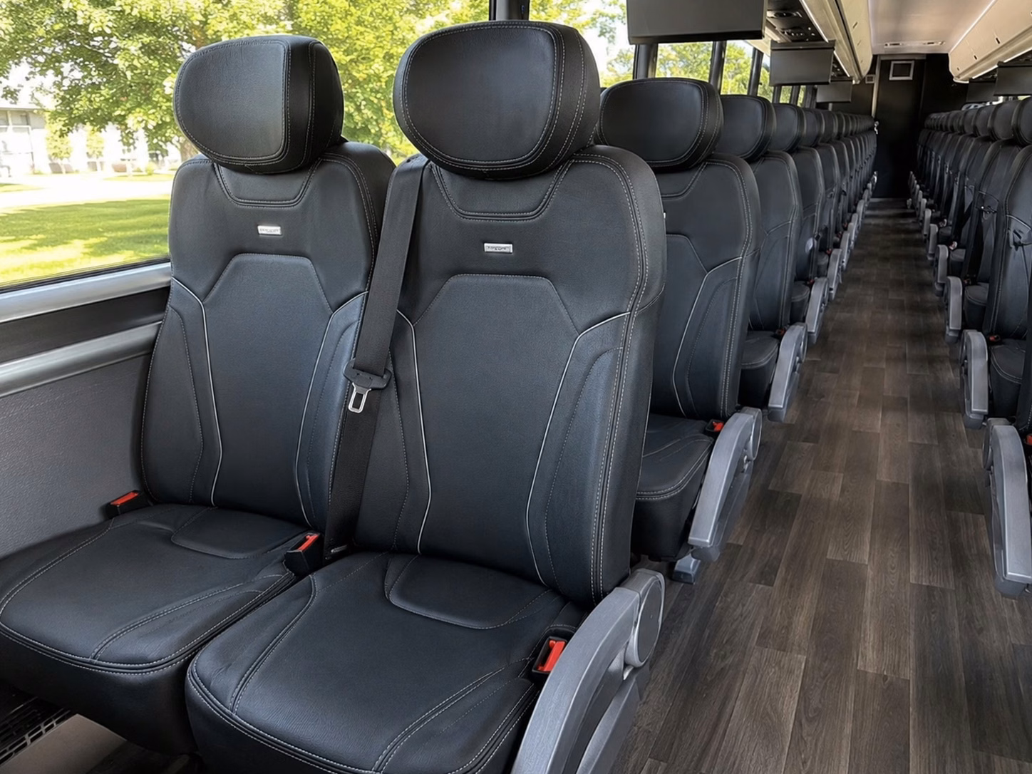 victoria charter bus interior